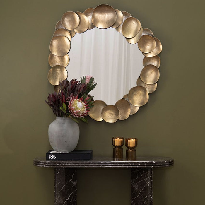 Halo Wall Mirror Gold - 40519