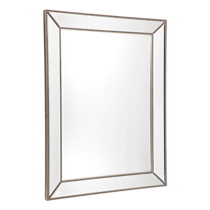 Zeta Large Wall Mirror Antique Silver - 40183