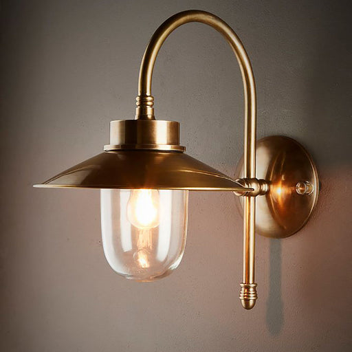 Buy Exterior Wall Lights Australia Legacy Outdoor Sconce Base Antique Brass - ELPIM52139AB