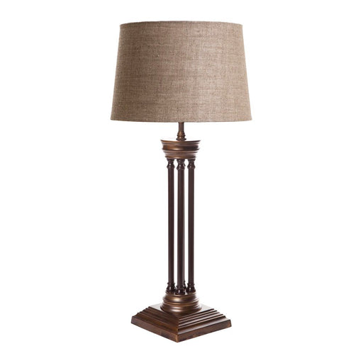 Buy Table Lamps Australia Hudson Table 4 Pillar Table Lamp Base Only Bronze - ELPIM30070ABFL