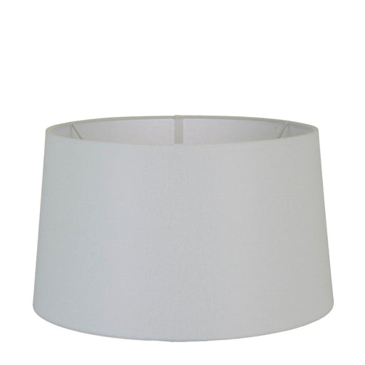 Buy Lamp Shades Australia XL Drum Lamp Shade (18x16x10.5 H) - Textured Ivory - Linen Lamp Shade - ELSZ1816105IVEU