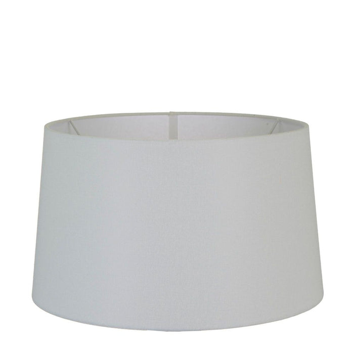 Buy Lamp Shades Australia XL Drum Lamp Shade (18x16x10.5 H) - Textured Ivory - Linen Lamp Shade - ELSZ1816105IVEU