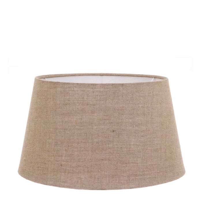 Buy Lamp Shades Australia XL Drum Lamp Shade (18x16x10.5 H) - Light Natural Linen - Linen Lamp Shade - ELSZ1816105LLEU