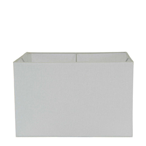 Buy Lamp Shades Australia XL Rectangle Lamp Shade (18x8x10 H) - Textured Ivory - Linen Lamp Shade - ELSZRECT18IVEU