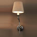 Buy Wall Sconce Australia Soho Curved 1 Light Sconce Base Antique Silver - ELPIM50002AS