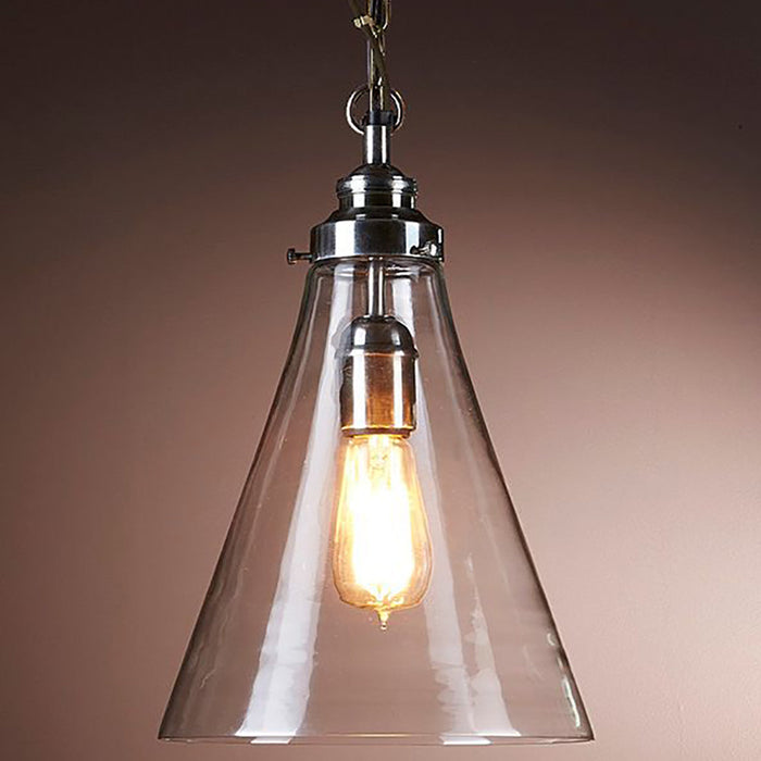 Buy Pendant Lights Australia Gadsden 1 Light Pendant Small Silver - ELPIM50191AS