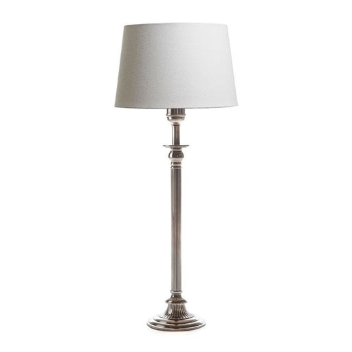 Buy Table Lamps Australia Chelsea 1 Light Table Lamp Base Only Antique Silver - ELPIM50351AS