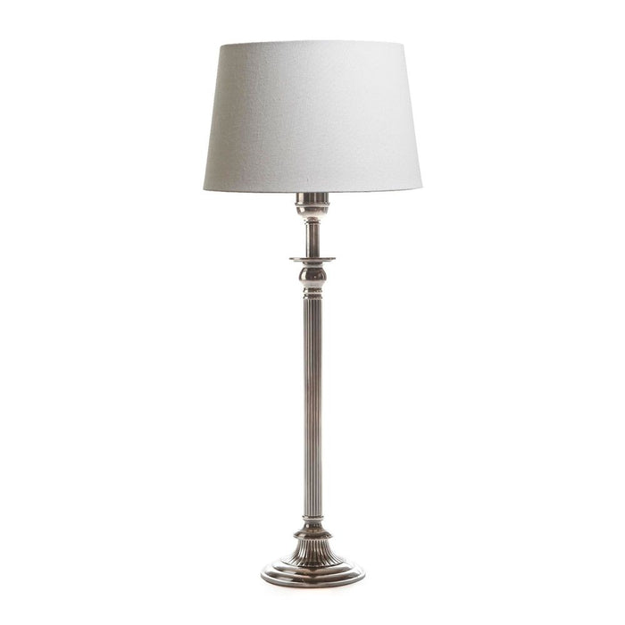 Buy Table Lamps Australia Chelsea 1 Light Table Lamp Base Only Antique Silver - ELPIM50351AS