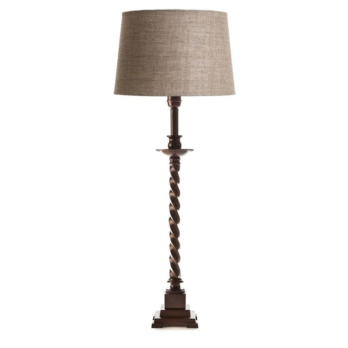 Buy Table Lamps Australia Roxbury Twisted Candlestick Table Lamp Base Only - Bronze, Brass - ELPIM50358ABD