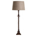 Buy Table Lamps Australia Roxbury Twisted Candlestick Table Lamp Base Only - Bronze, Brass - ELPIM50358ABD