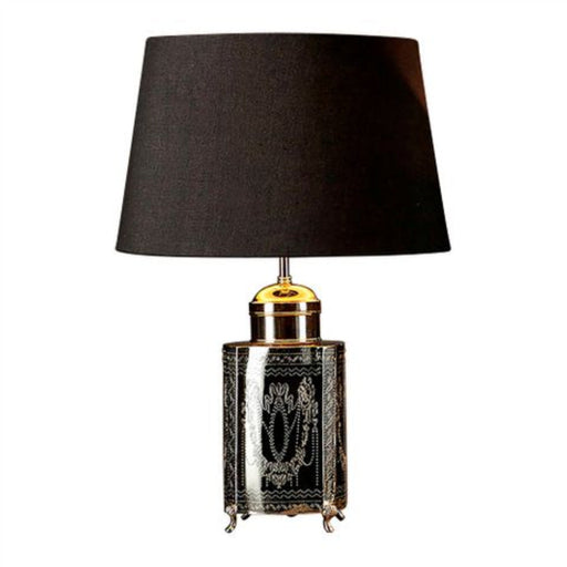 Buy Table Lamps Australia Kensington Table Lamp Shiny Nickel Aluminium - ELANK52859SN