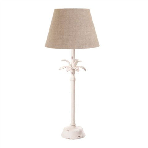 Buy Table Lamps Australia Casablanca 1 Light White - Tall Slender Palm Tree Table Lamp Base Only - ELANK58785WHT