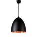 Buy Pendant Lights Australia Egg 1 Light Pendant Black Copper - ELAWEGGBLKCOP
