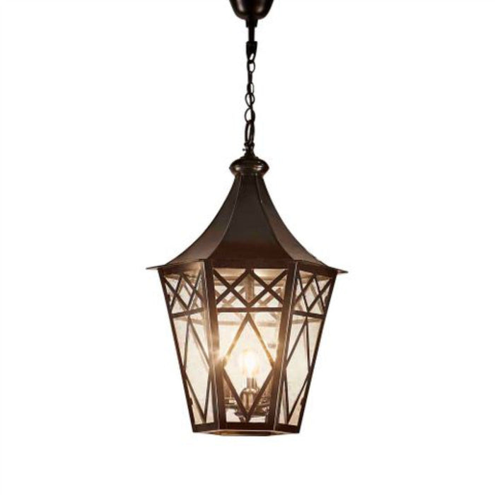 Buy Ceiling Lanterns Australia Tuscan 1 Light Lantern Black - ELCIT4536