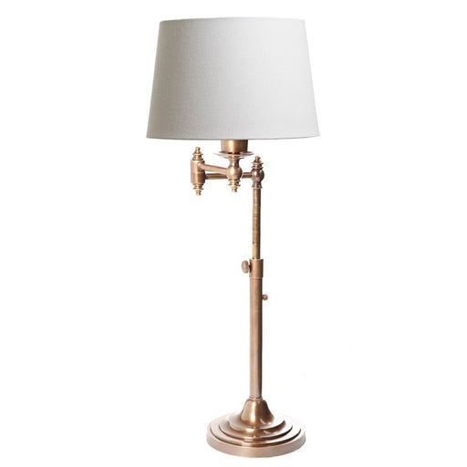 Buy Table Lamps Australia Macleay 1 Light Swing Arm Table Lamp Base Only Antique Brass - ELPIM50592AB