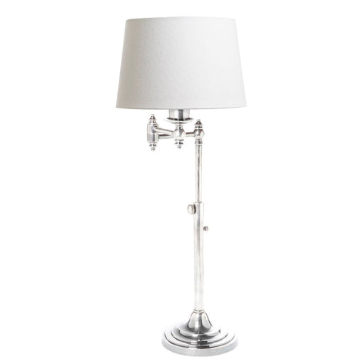 Buy Table Lamps Australia Macleay 1 Light Swing Arm Table Lamp Base Only Antique Silver - ELPIM50592AS
