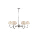 Buy Chandeliers Australia Prescot 6 Light Chandelier Base Antique Silver - ELPIM50727AS