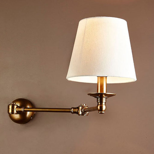 Buy Swing Arm Wall Lights Australia Portland 1 Light 1 Light Swing Arm Sconce Base Brass - ELPIM50764AB