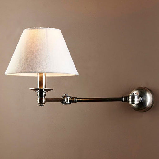 Buy Wall Sconce Australia Portland 1 Light Swing Arm Sconce Base Silver - ELPIM50764AS