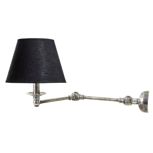 Buy Wall Sconce Australia Portland 1 Light Swing Arm Sconce Base Silver - ELPIM50764AS