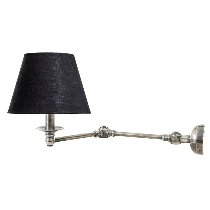 Buy Wall Sconce Australia Portland 1 Light Swing Arm Sconce Base Silver - ELPIM50764AS