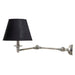Buy Wall Sconce Australia Portland 1 Light Swing Arm Sconce Base Silver - ELPIM50764AS
