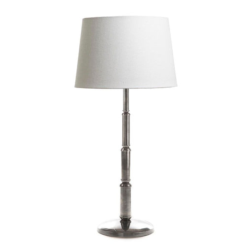Buy Table Lamps Australia Chapman 1 Light Table Lamp Base Only - Antique Silver - ELPIM50776AS
