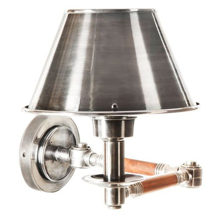 Buy Wall Sconce Australia Benton 1 Light Swing Arm Sconce Antique Silver - ELPIM50824AS