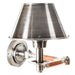 Buy Wall Sconce Australia Benton 1 Light Swing Arm Sconce Antique Silver - ELPIM50824AS