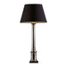 Buy Table Lamps Australia Wiltshire Pillar Table Lamp Base Only - Antique Silver - ELPIM50894AS