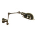 Buy Swing Arm Wall Lights Australia Lincoln Swing Arm Sconce Brass - ELPIM59857AB