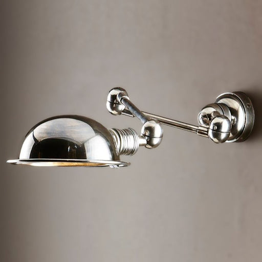 Buy Swing Arm Wall Lights Australia Lincoln Swing Arm Sconce Silver - ELPIM59857AS
