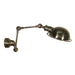 Buy Swing Arm Wall Lights Australia Lincoln Swing Arm Sconce Silver - ELPIM59857AS