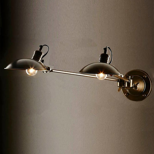 Buy Wall Sconce Australia Remington Double Arm Wall Light Silver - ELPIM59939AS