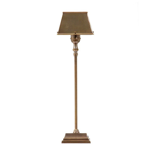 Buy Table Lamps Australia Collin 1 Light Table Lamp with Rectangular Metal Shade Antique Brass - ELPIM70517AB