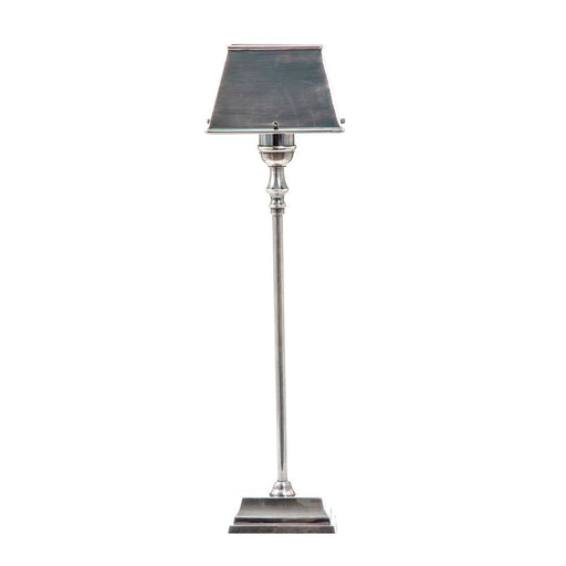 Buy Table Lamps Australia Collin 1 Light Table Lamp with Rectangular Metal Shade Antique Silver - ELPIM70517AS