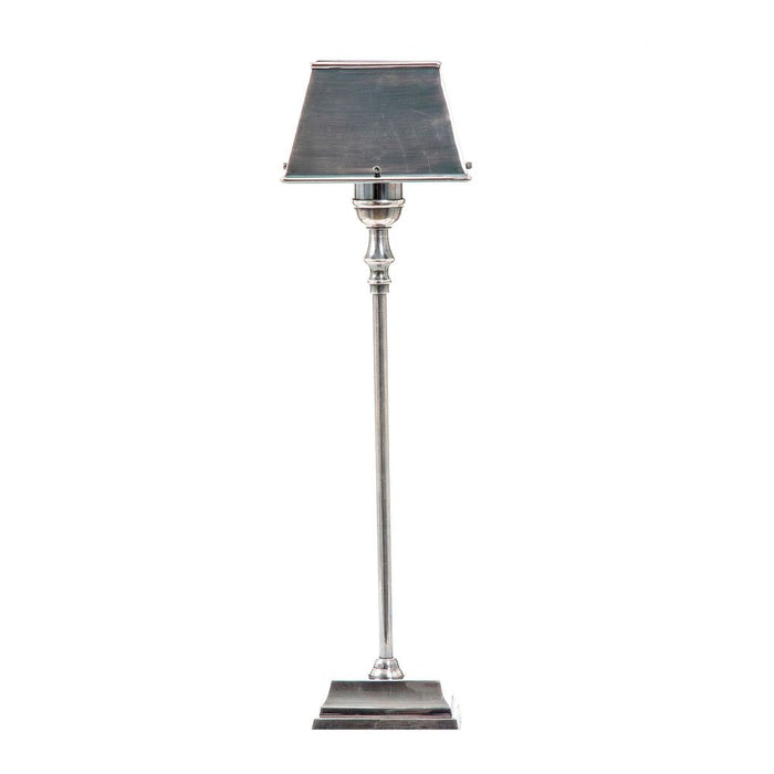 Buy Table Lamps Australia Collin 1 Light Table Lamp with Rectangular Metal Shade Antique Silver - ELPIM70517AS