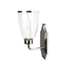 Buy Wall Sconce Australia Westbrook 1 Light Sconce Nickel With Glass Shade - ELPIM85350SN