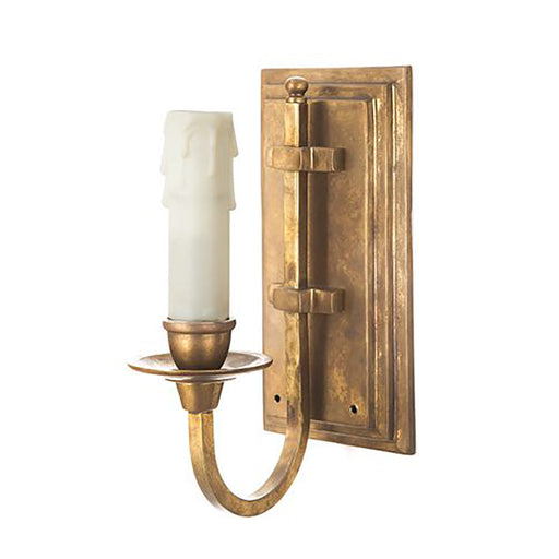 Buy Wall Sconce Australia East Borne 1 Light Sconce Base Antique Brass - ELPIM901AB