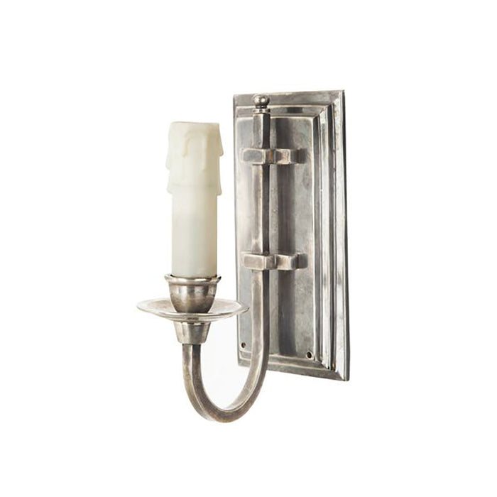 Buy Wall Sconce Australia East Borne 1 Light Sconce Base Antique Silver - ELPIM901AS