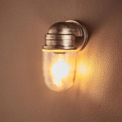 Buy Exterior Wall Lights Australia Nautical Outdoor Wall Lamp Silver - ELPIM51505AS
