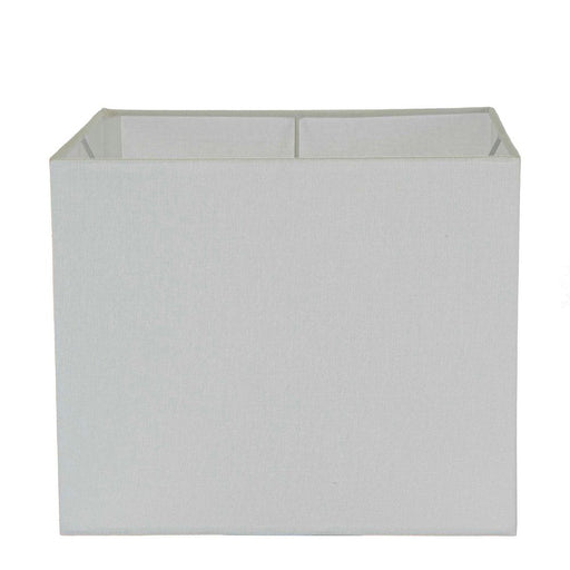 Buy Lamp Shades Australia XL Square Lamp Shade (18x18x12 H) - Textured Ivory - Linen Lamp Shade - ELSZSQ18IVEU