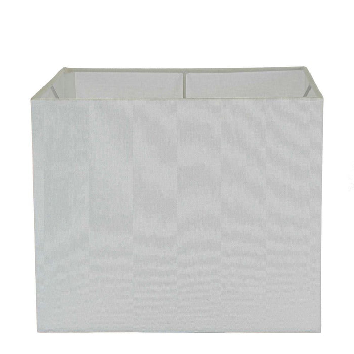 Buy Lamp Shades Australia XL Square Lamp Shade (18x18x12 H) - Textured Ivory - Linen Lamp Shade - ELSZSQ18IVEU