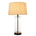 Buy Table Lamps Australia Iris 1 Light Clear/Black Table Lamp Base Only - ELDAN20134B2