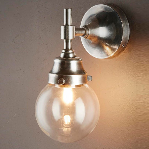 Buy Exterior Wall Lights Australia Iceberg Outdoor Wall Lamp Antique Silver - ELPIM52100AS