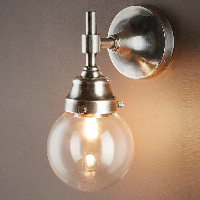 Buy Exterior Wall Lights Australia Iceberg Outdoor Wall Lamp Antique Silver - ELPIM52100AS