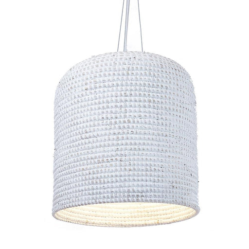 Buy Pendant Lights Australia Lombok basket 1 Light Pendant Cream - ELTIQ102894