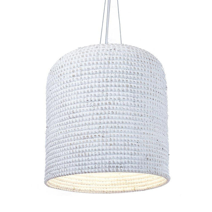 Buy Pendant Lights Australia Lombok basket 1 Light Pendant Cream - ELTIQ102894