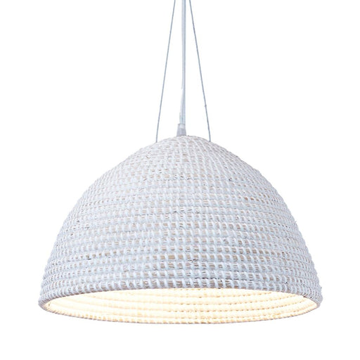 Buy Pendant Lights Australia San Marco basket 1 Light Pendant Cream - ELTIQ102876