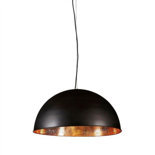 Buy Pendant Lights Australia Alfresco Dome 1 Light Pendant Black Copper - ELAWDOMEBLKCOP